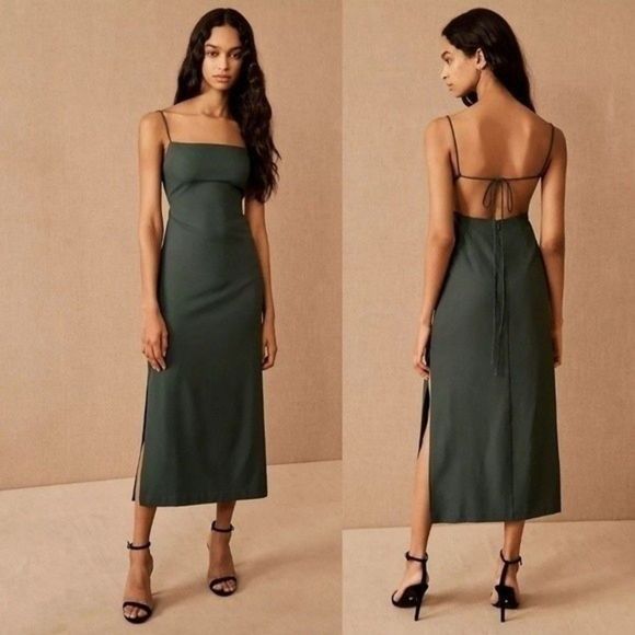 BHLDN x Anthropologie Gavin Forest Midi Dress - Picture 1 of 15